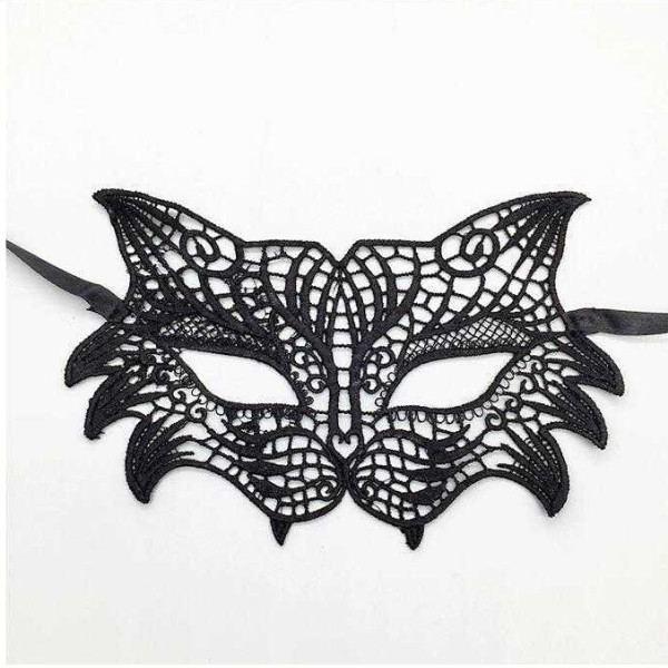 Halloween Mask Tiger Lace Design